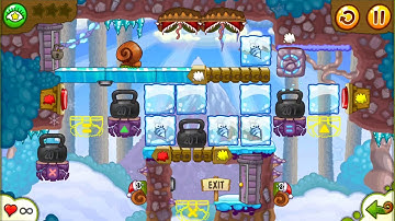 Level 4-23, Winterverhaal | Snail Bob 2 | Walkthrough, Gameplay, Zonder Commentaar