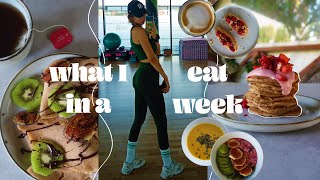 WHAT I EAT IN A WEEK & WORKOUTS // simple  vegan  realistic //