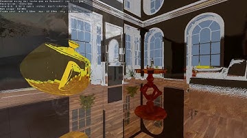 Glossy appearance in HighOmega v3.01: Hybrid Ray/Voxel-Tracing Fixed Capacity Grids