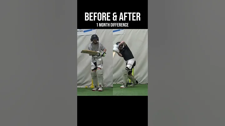 BEFORE AND AFTER CRICKET COACHING #shorts