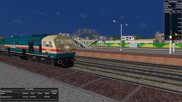 Palanpur to Kalol Jn. Container depot freight service - Part 2 | MSTS Open Rails | Train Simulator