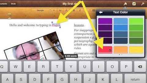 Pages on iPad for Beginners: Formatting