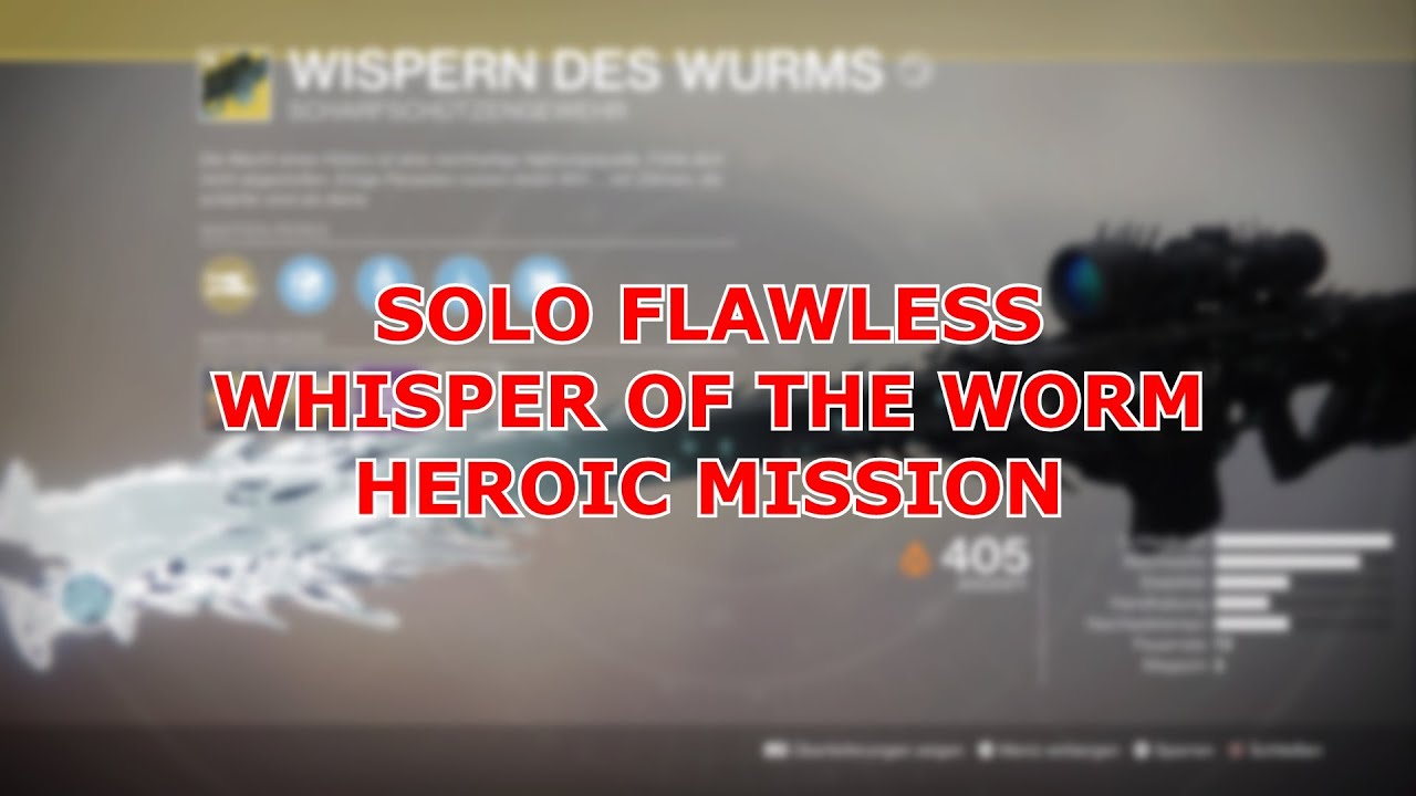 SOLO FLAWLESS WHISPER OF THE WORM (HEROIC) MOTW YouTube