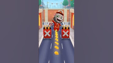 Talking Tom Gold Run Fireman Tom , New Video Android iOS Gameplay #talkingtom#shortfeed#shorts