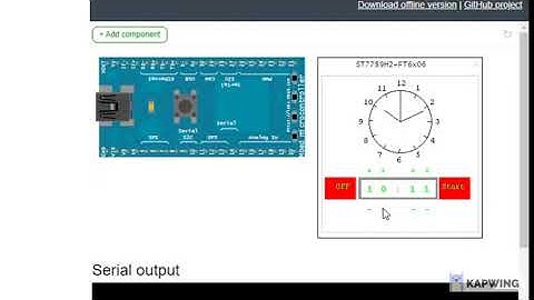 Analogni sat  | ARM Mbed OS Simulator
