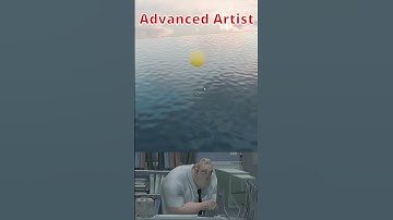 Blender Noob vs Pro: Making Dynamic Waves #blender #blendertutorial #blendercommunity #blender3d