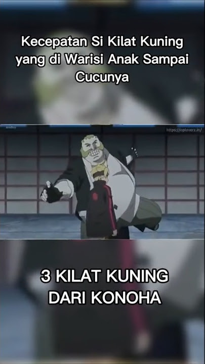 Sang pewaris kilat kuning dari konoha #shorts