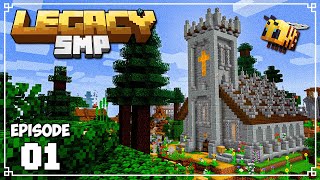 Legacy SMP - Ep. 01 - A CHAPEL FULL OF BEES! (Minecraft 1.15 Survival Multiplayer)