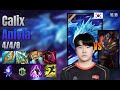 Calix Mid Anivia vs Twisted Fate lol KR solo rank Full Game 16.10 | 칼릭스 애니비아 vs 트위스티드 페이트