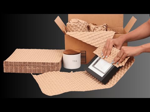 Бумага Bubble Paper 395x290 мм коричневая, 80 шт, видео 3