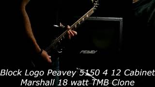 peavey 5150 4 12 guitar cab marshall 18 watt tmb clone gisbon sg 61 reissue
