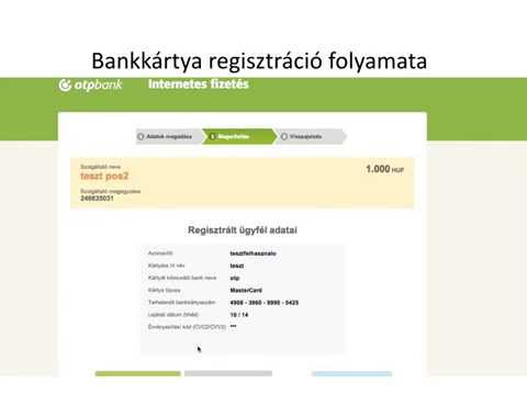 Videó: A Bank Regisztrálása