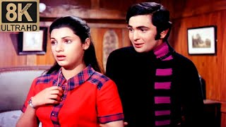 8K Remastered _ Hum Tum Ek Kamre Mein Band Ho | Bobby | Rishi Kapoor, Dimple Kapadia | Lata M,