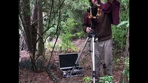 Saul Fletcher working en plein air on a new series...