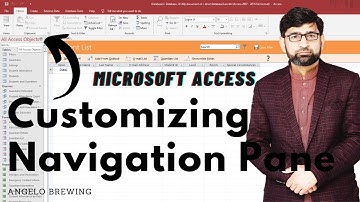 How to Customize Navigation Pane in MS Access