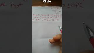 To Prove ptq2opq maths vvimpexam cbseboard class10  chapter Circle