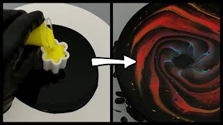 Cookie Cutter Twirl - Acrylic Pouring Open Cup Paint Pour Art by Life Is Kumquat 5,588 views 3 years ago 3 minutes, 14 seconds