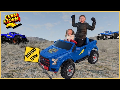 BRAND NEW DIY Custom Evan Storm Power Wheels Competes At Monster Truck Show