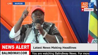 Listen to what Raila's sister Ruth Odinga said today in Taita Taveta infront of Oburu!