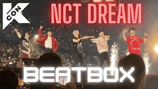 Kcon La Nct Dream  Beatbox  Front Barricade Fancam 4k 220821