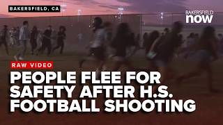 RAW VIDEO: Chaos following shooting at Bakersfield, California high school game