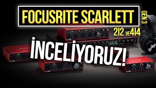 SES KARTI NEDİR? Focusrite Scarlett Gen 3 2i2 / 4i4 İnceleme - AIR BUTON GELDİ