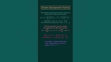 RANKING 100 FUNCTIONS BY DIFFICULTY |  Level #75 Gauss Hypergeometric Function #RecentDrift #maths