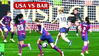 EA Sports FC 24 || USWNT vs BARCELONA || Friendly Womens Football Match || RTX 3060 TI