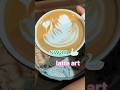 Swan latte art basic 🦢#cafe #latte #coffee #art #swanlatteart #swan #barista #tulip