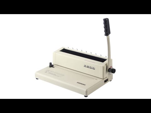 Easy For Bind Cheap Mini Wire Manual 3:1 Pitch Wire Binding Machine W12