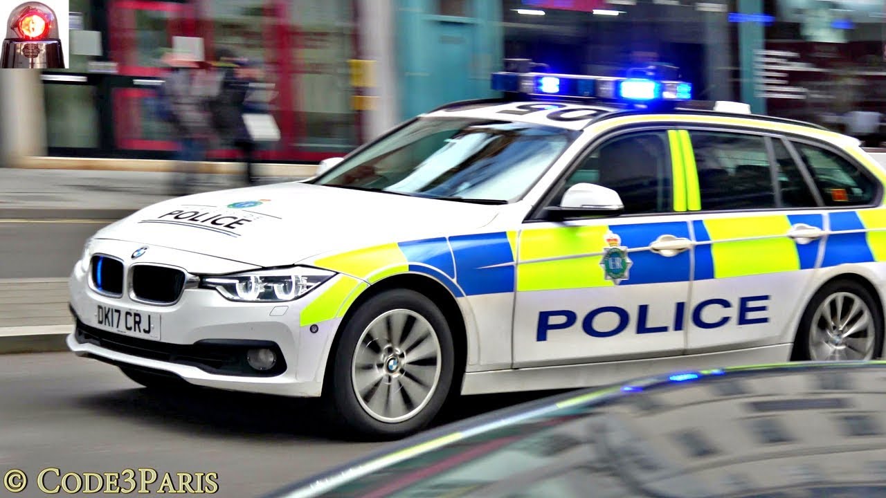 British Police Car Lights