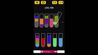 Water Sort Puzzle Level 1018
