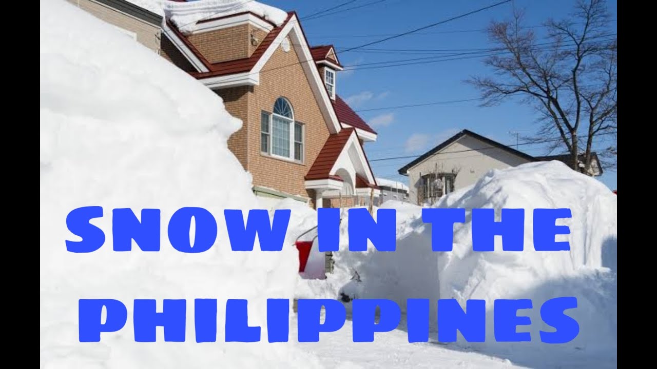Snow in the Philippines April 25, 2020 YouTube