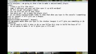 SourceMod Scripting Tutorial SourceMod Scripting Tutorial