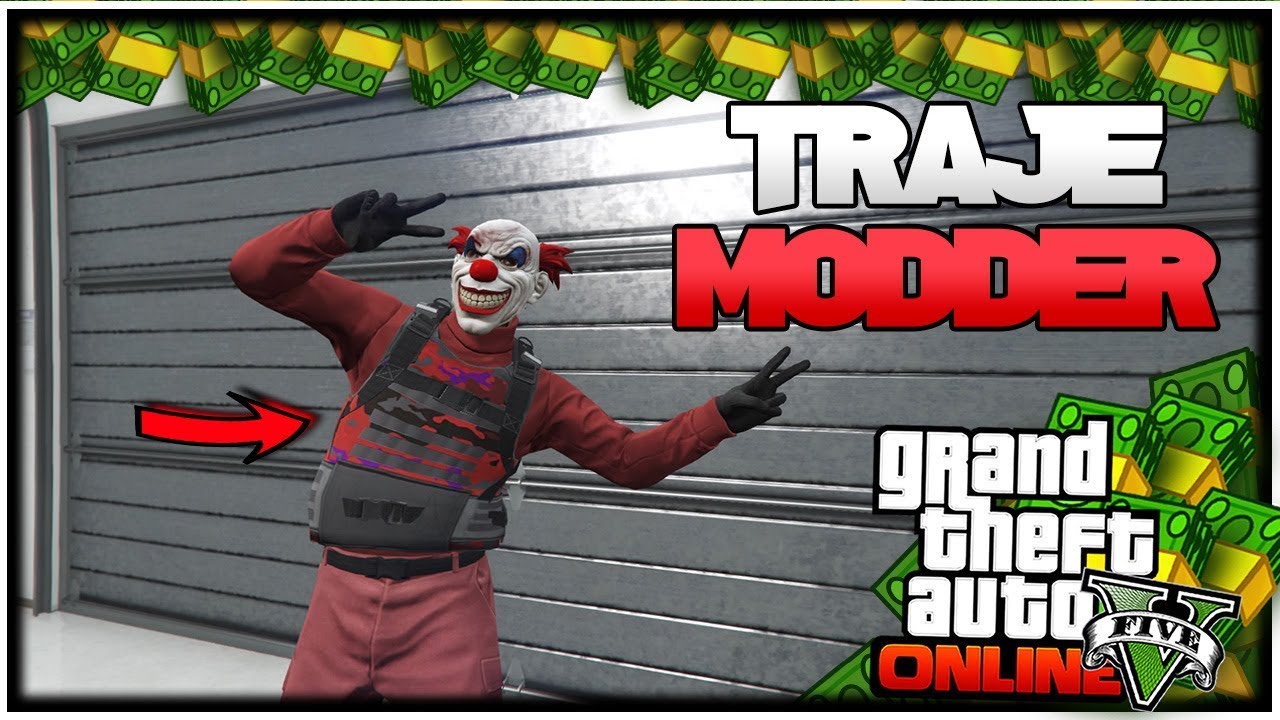 GTA V ONLINE NOVO TRAJE MODDER PARA (PC,PS4,XBOXONE) [1.42] YouTube