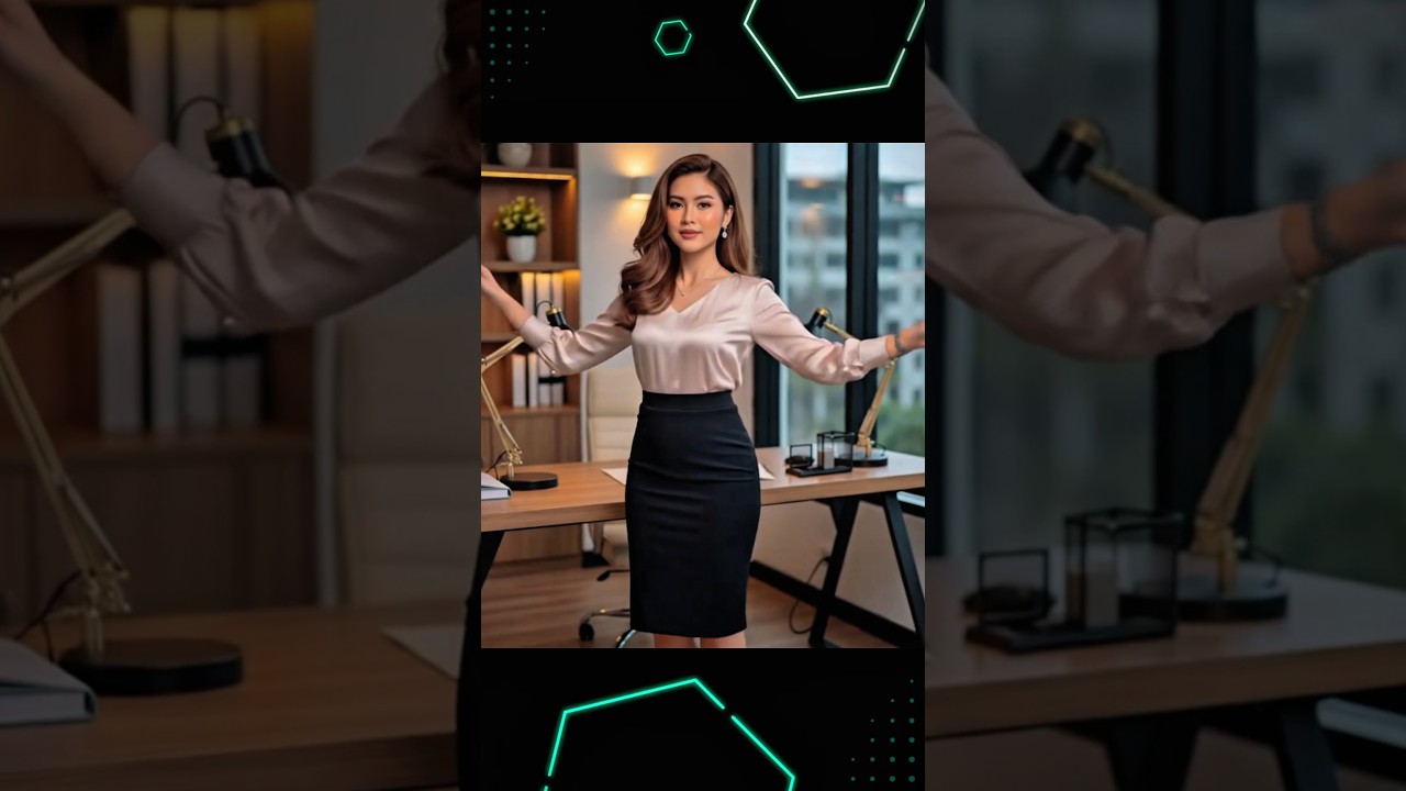 Elegant office look | Modern secretary style 