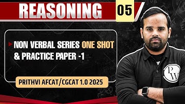 Non Verbal Series in One Shot | Reasoning for AFCAT/CGCAT 1.0 2025 🔥
