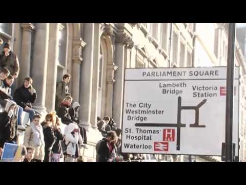 Student protests in London: A street-level view of the day Instructional Video