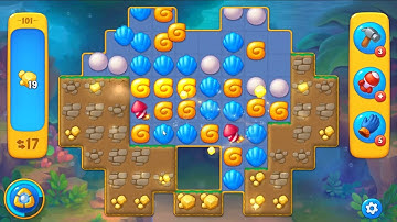 Fishdom level 101 - 23 Moves - No Boosters