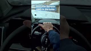 Snow Fun In The 2023 Kia Sorento