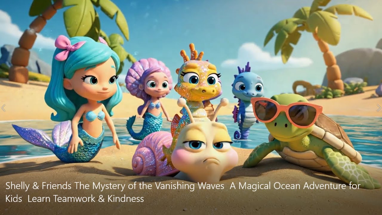 Shelly & Friends The Mystery of the Vanishing Waves  A Magical Ocean Adventure for Kids  Learn Teamw