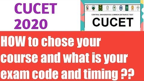 HOW TO FILL CUCET FORM 2020 || CUCET APPLICATION FORM QUERIES 2020
