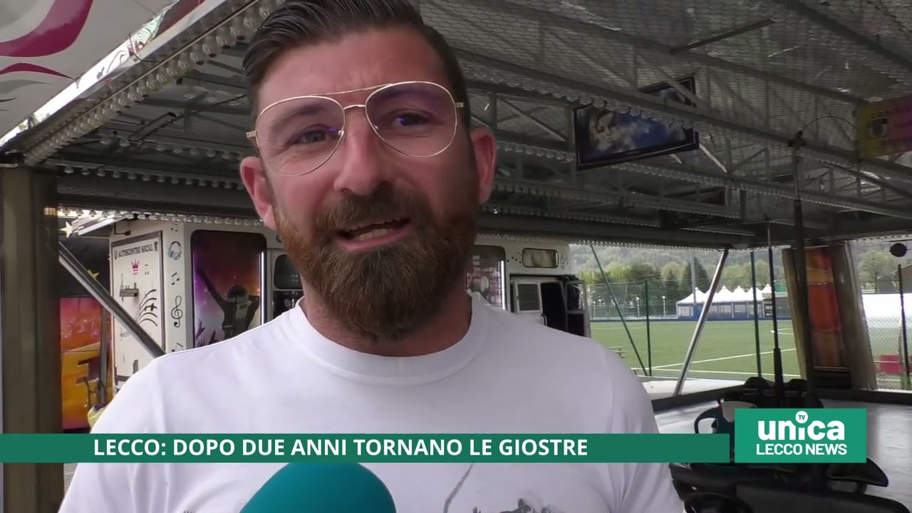 Lecco, tornano le giostre