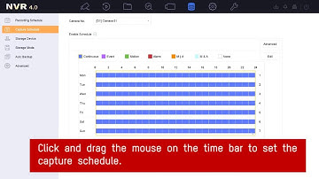 How to Set Capture Image Quality and Schedule on NVR GUI 4.0