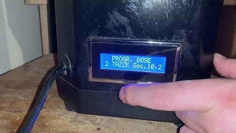 How to program ANFIRM grinder dose 如果编程anfirm磨豆机