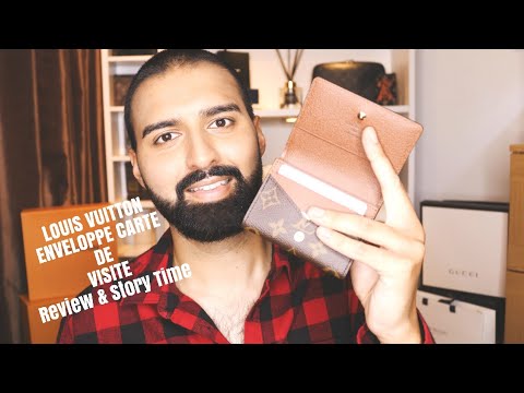 ENVELOPPE CARTE DE VISITE LOUIS VUITTON SLG UNBOXING 