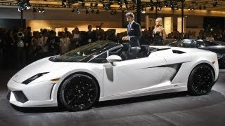 2009 Lamborghini Gallardo LP560-4 Spyder at L.A. Auto Show - CAR and DRIVER