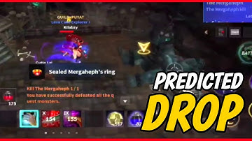 PREDICTED MERGA RING DROP ON EOD B1F