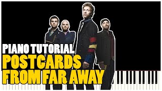 Coldplay - Postcards From Far Away (Piano Tutorial Synthesia)