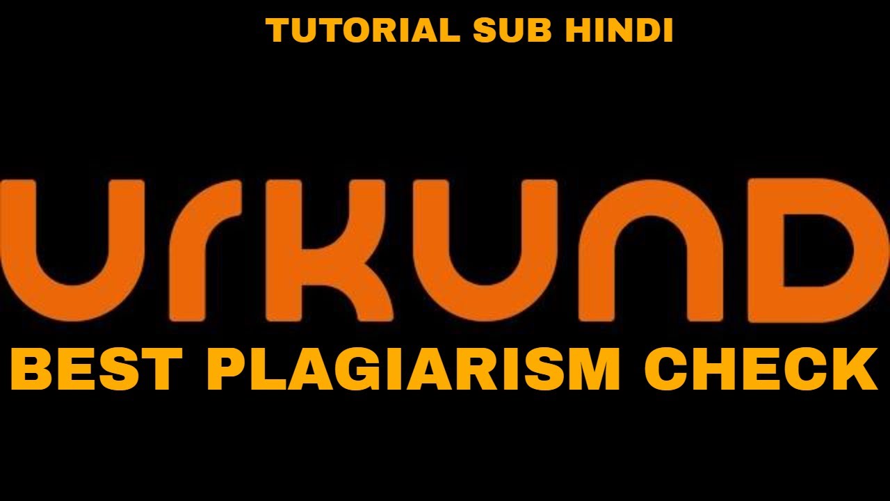 Urkund plagiarism checker hindi YouTube